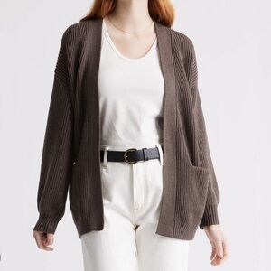 Quince Organic Cotton Oversized Cardigan
